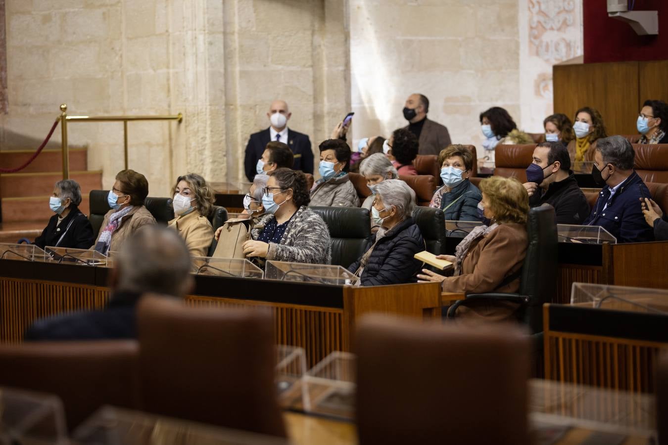 Jornada de puertas abiertas en el Parlamento de Andalucía con motivo del 28F . VANESSA GÓMEZ