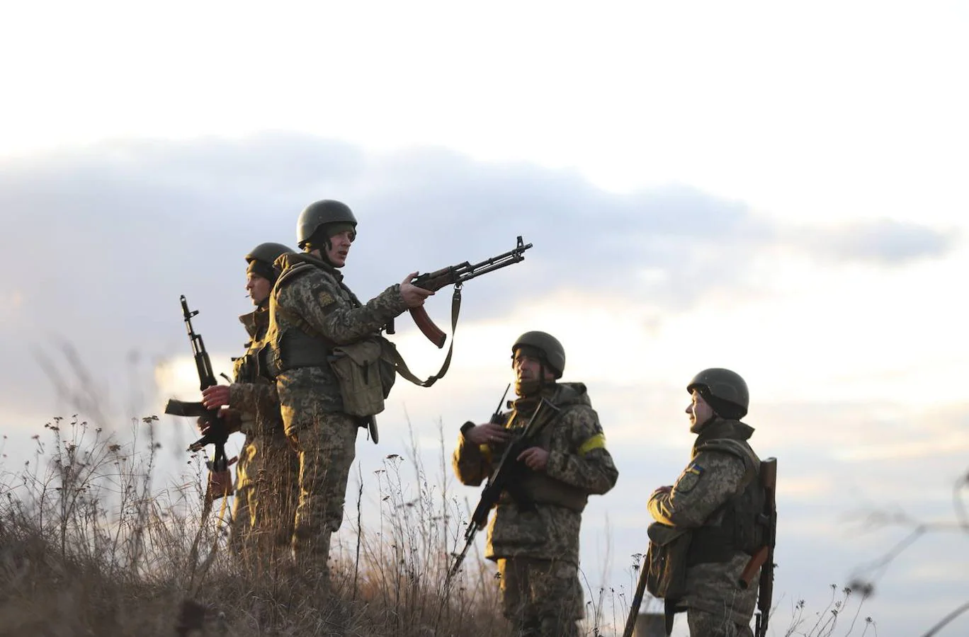 El cuarto día del conflicto en Ucrania, en imágenes