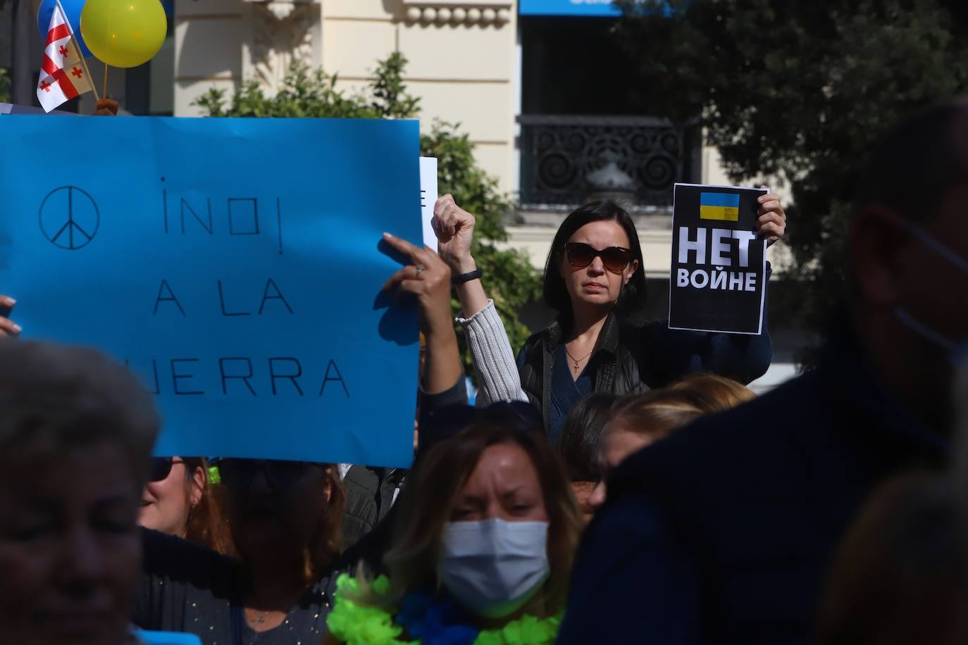 La manifestación contra la guerra en Ucrania en Córdoba, en imágenes