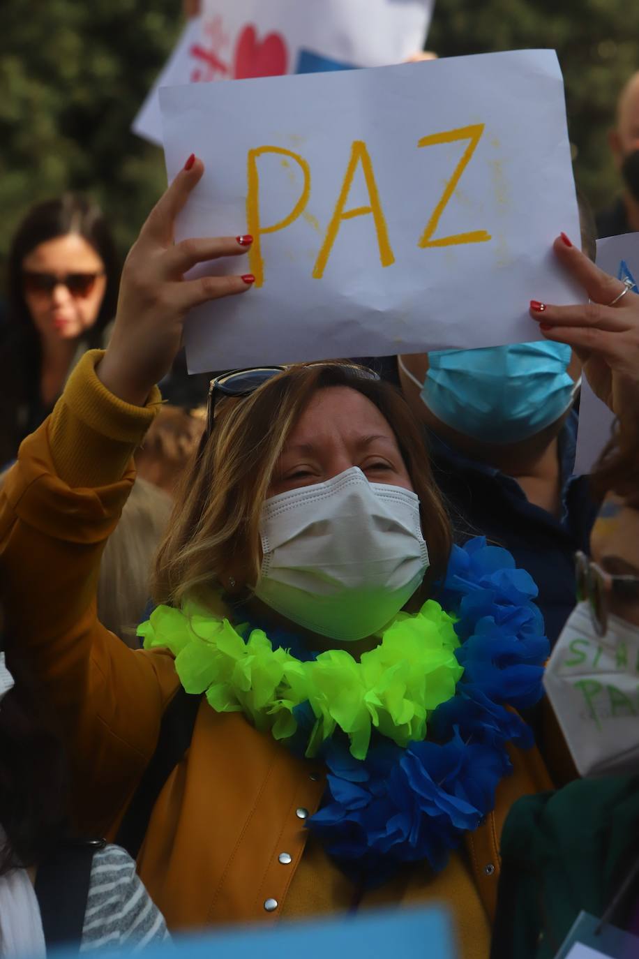 La manifestación contra la guerra en Ucrania en Córdoba, en imágenes