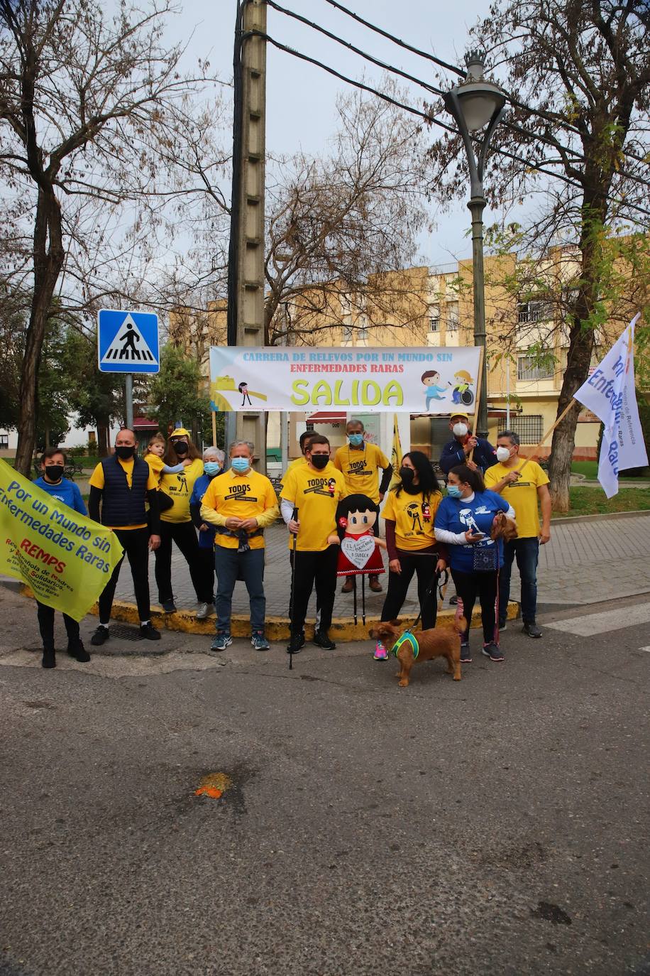 La carrera de relevos &#039;Por un mundo sin enfermedades raras&#039;, en imágenes