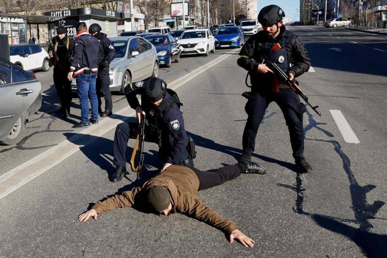 Quinto día de guerra en Ucrania, en imágenes