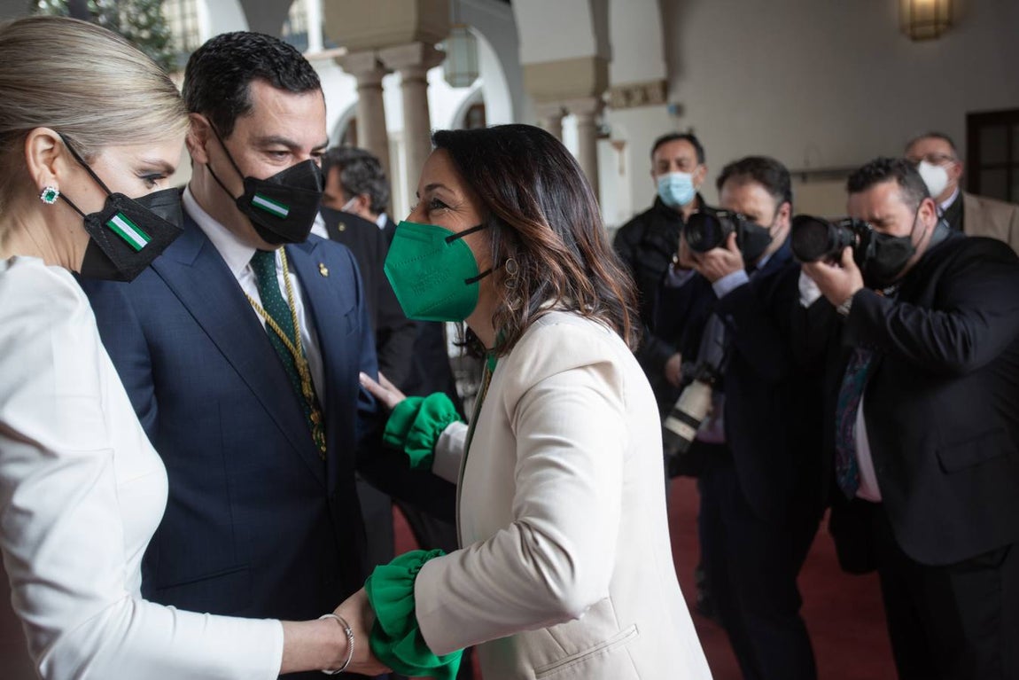 Acto institucional por el 28F en el Parlamento de Andalucía. VANESSA GÓMEZ