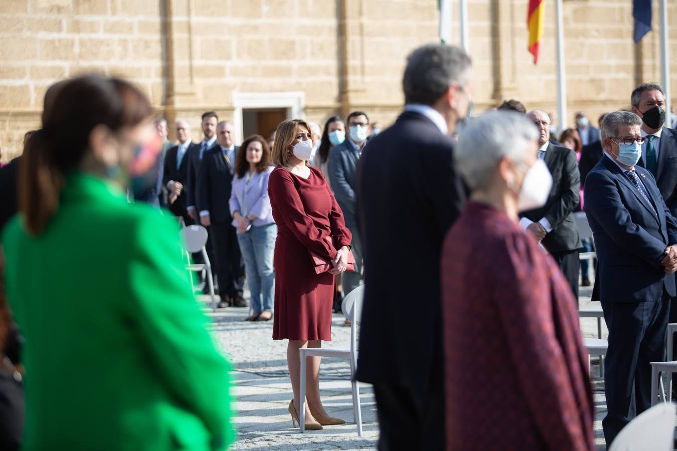 Acto institucional por el 28F en el Parlamento de Andalucía. VANESSA GÓMEZ