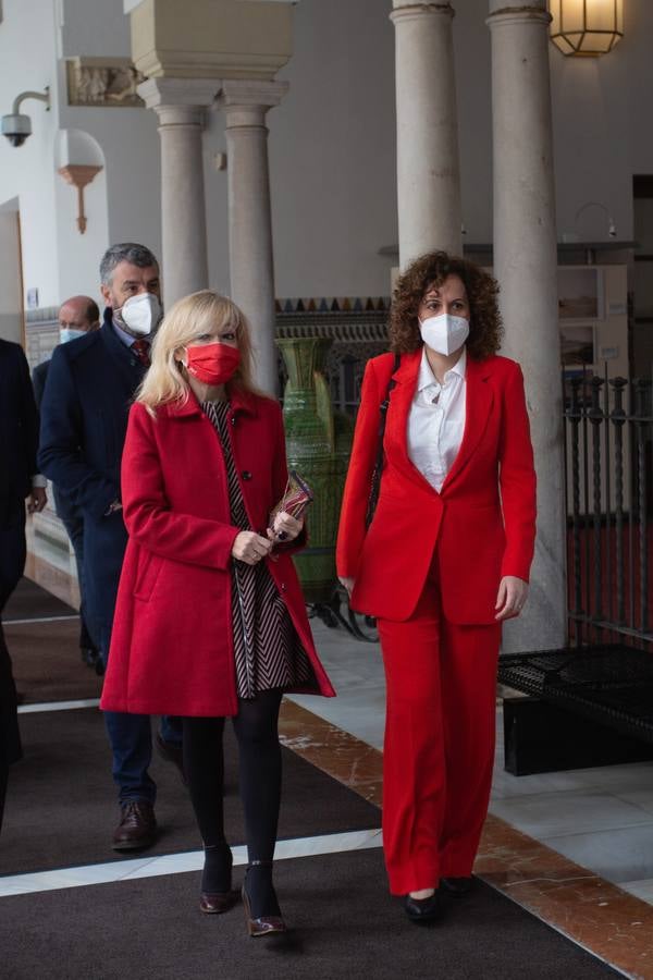 Acto institucional por el 28F en el Parlamento de Andalucía. VANESSA GÓMEZ