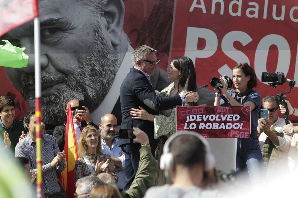 Acto público de Vox en Sevilla como alternativa a la celebración institucional del 28F. JUAN FLORES