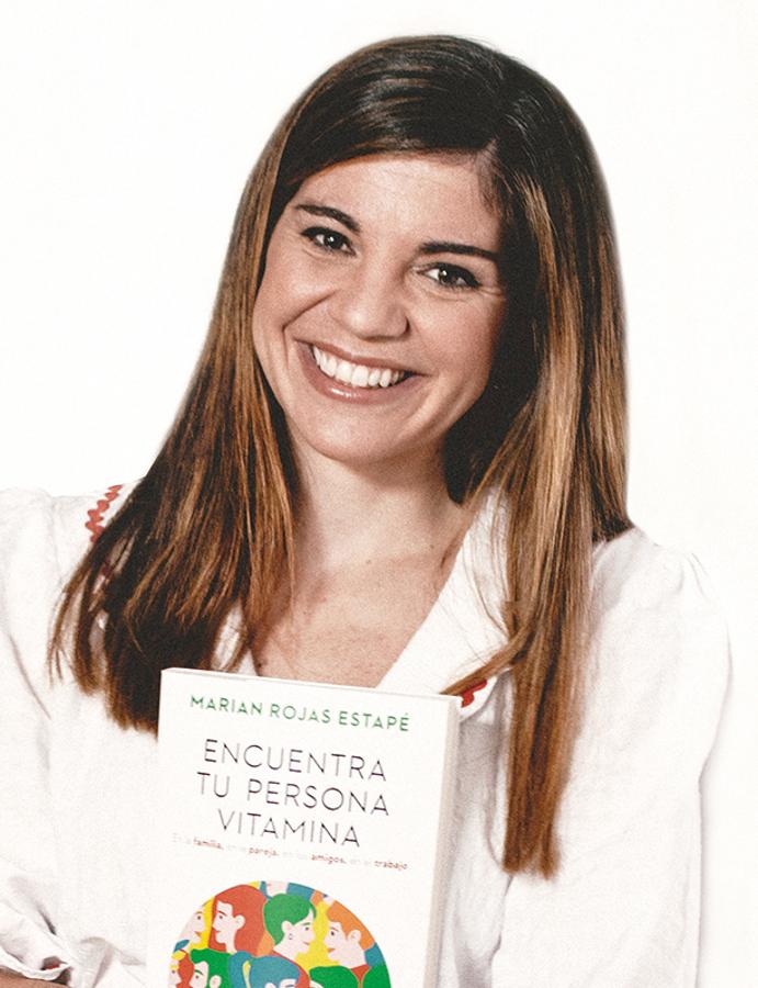 Marián Rojas Estapé: con @marianrojasestape nos rodeamos de cosas buenas. Marian Rojas Estapé está licenciada en psiquiatría y es autora de dos best seller: 'Cómo hacer que te pasen cosas buenas' y '<a href="https://www.abc.es/bienestar/psicologia-sexo/psicologia/abci-marian-rojas-estape-personas-vitamina-no-juzgan-y-atienden-interes-202111250130_noticia.html" target="_blank">Encuentra tu persona vitamina</a>'. Además de sus consultas sobre psicología, imparte conferencias en diferentes lugares del mundo sobre la gestión del estrés, personas vitamina o trabajar el mundo afectivo sexual.