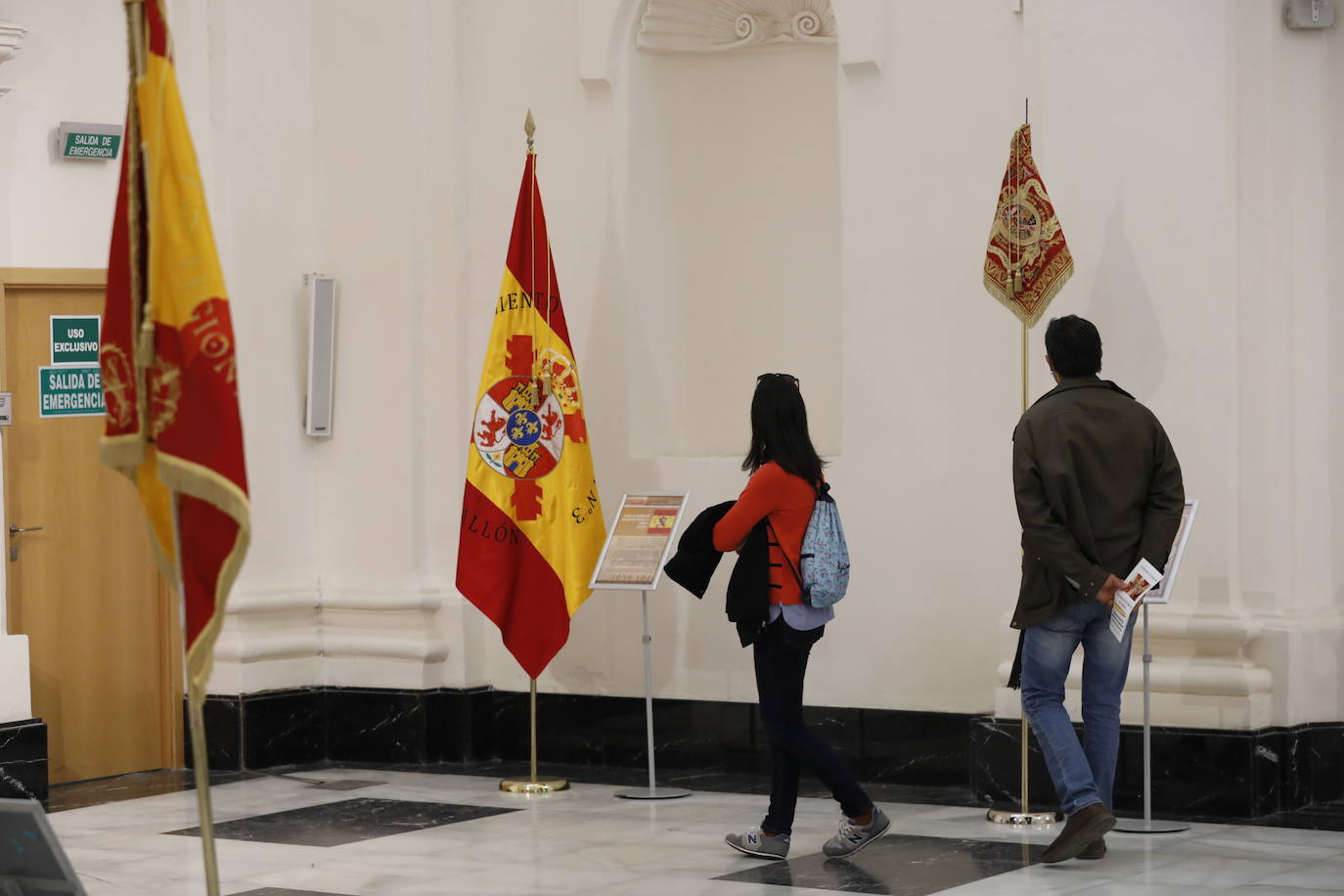 La exposición &#039;Banderas históricas de España&#039;, en imágenes