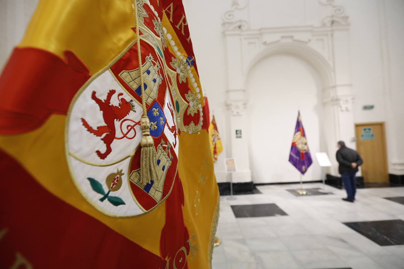 La exposición &#039;Banderas históricas de España&#039;, en imágenes