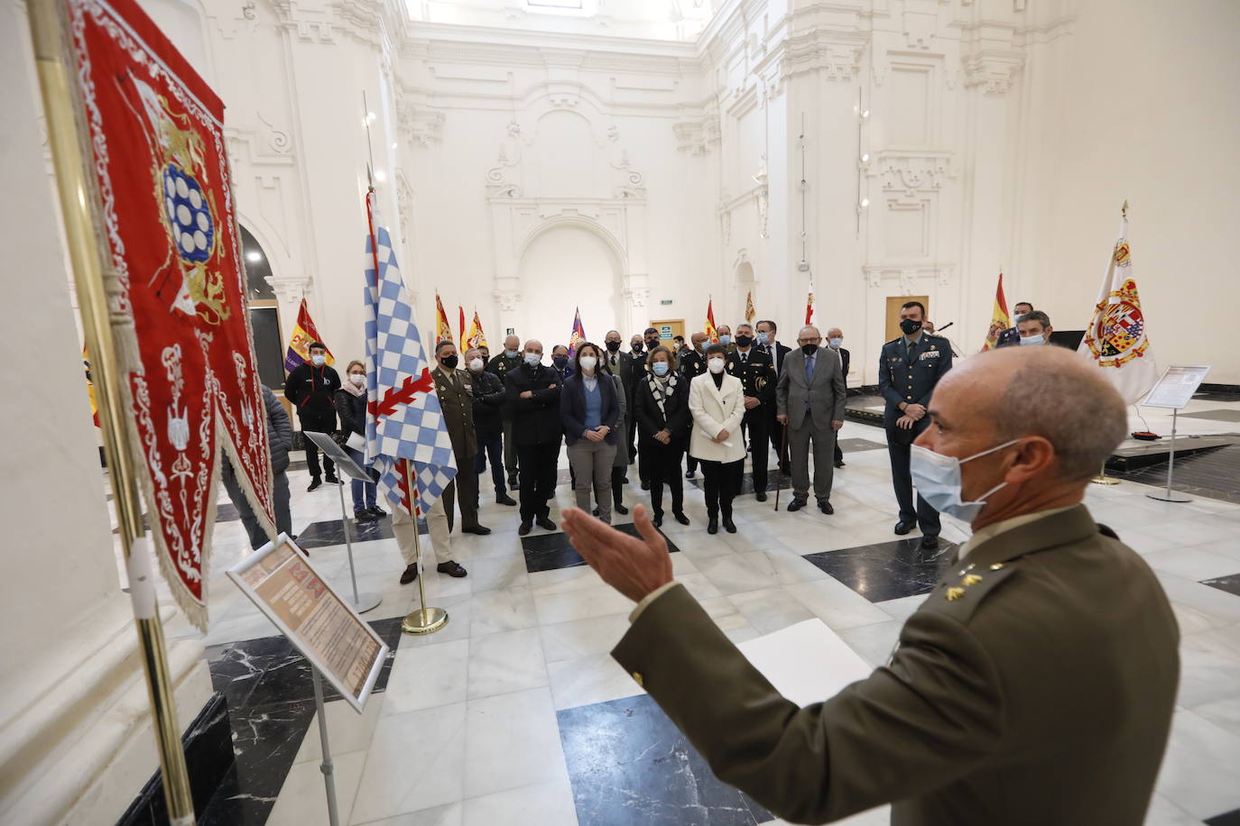 La exposición &#039;Banderas históricas de España&#039;, en imágenes