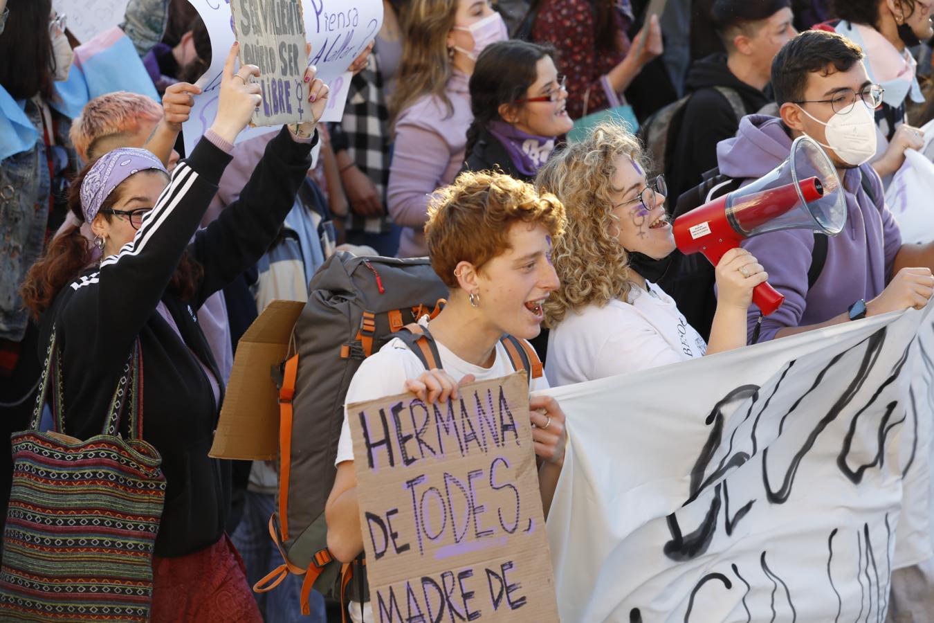 La manifestación del Día Internacional de la Mujer en Córdoba, en imágenes