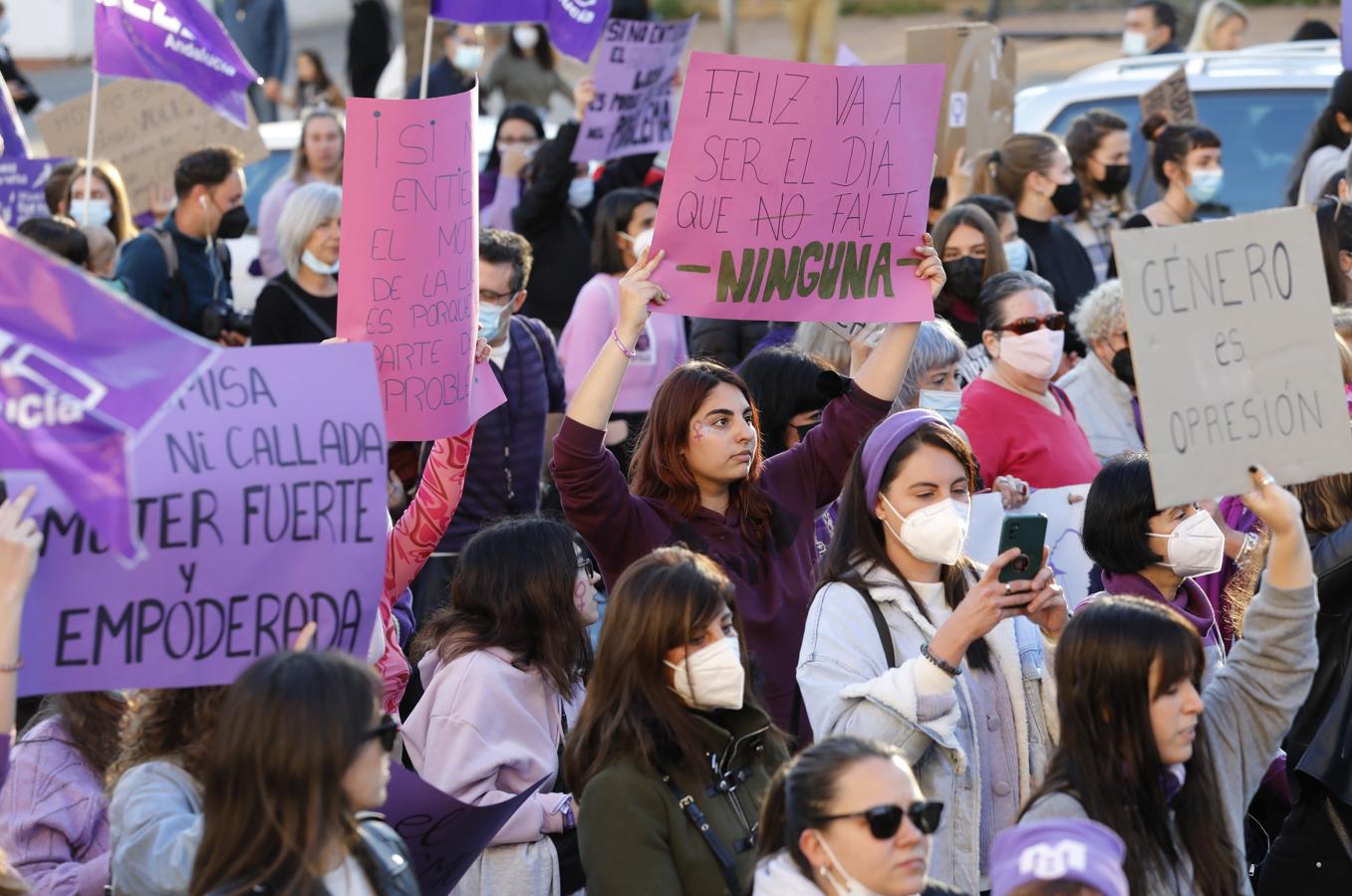 La manifestación del Día Internacional de la Mujer en Córdoba, en imágenes