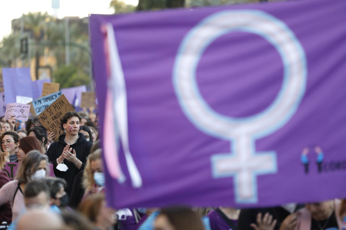 La manifestación del Día Internacional de la Mujer en Córdoba, en imágenes