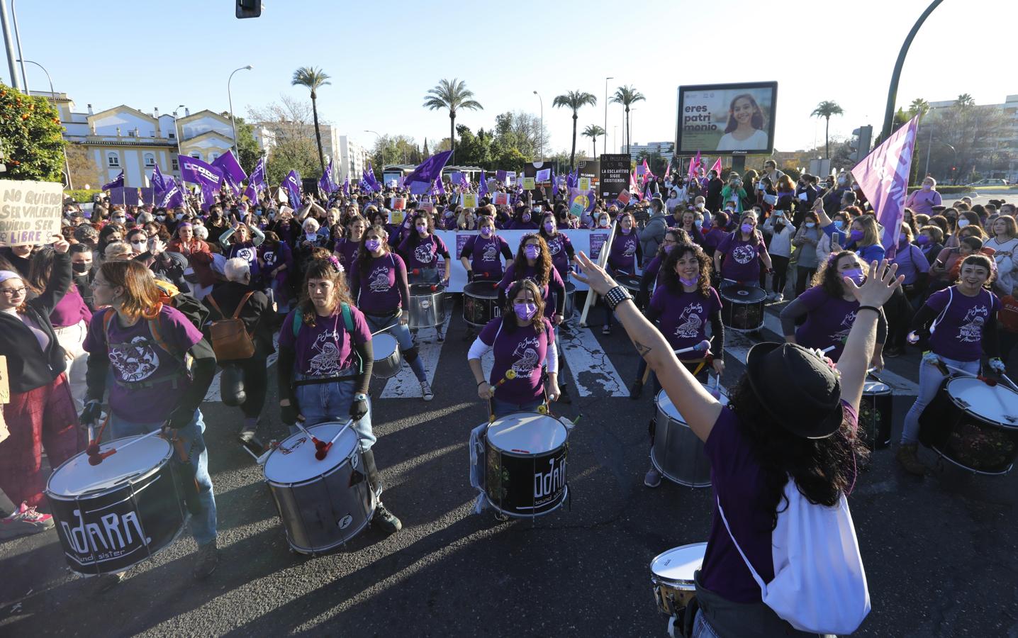 La manifestación del Día Internacional de la Mujer en Córdoba, en imágenes