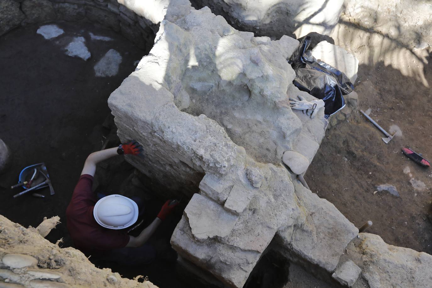 La excavación arqueológica en la Mezquita-Catedral de Córdoba, en imágenes