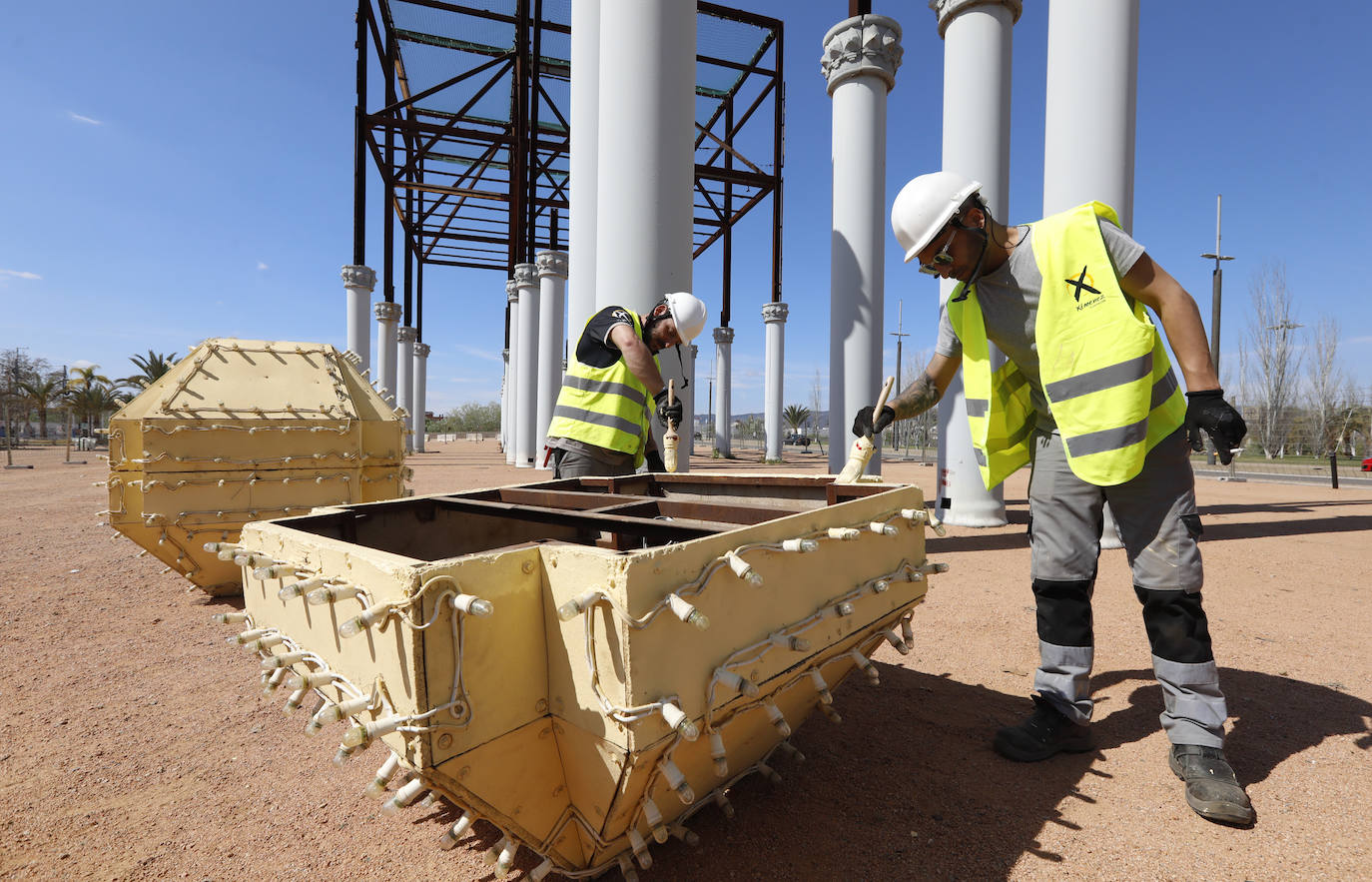 El montaje de la portada de la Feria de Córdoba 2022, en imágenes