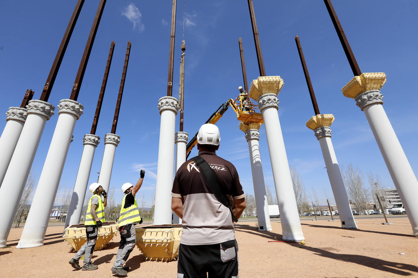 El montaje de la portada de la Feria de Córdoba 2022, en imágenes