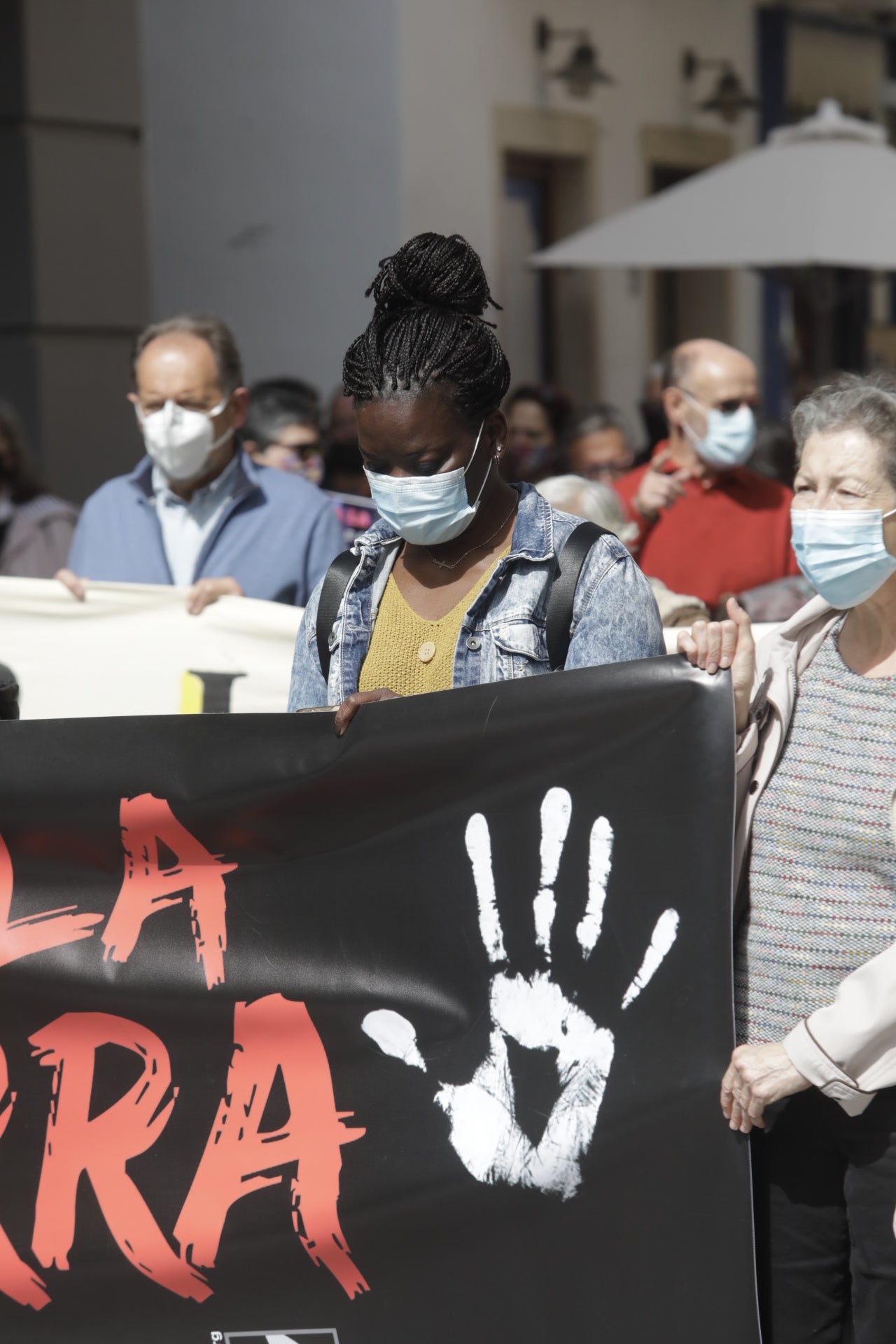 Fotos: Manifestación en Cádiz para apoyar a Ucrania