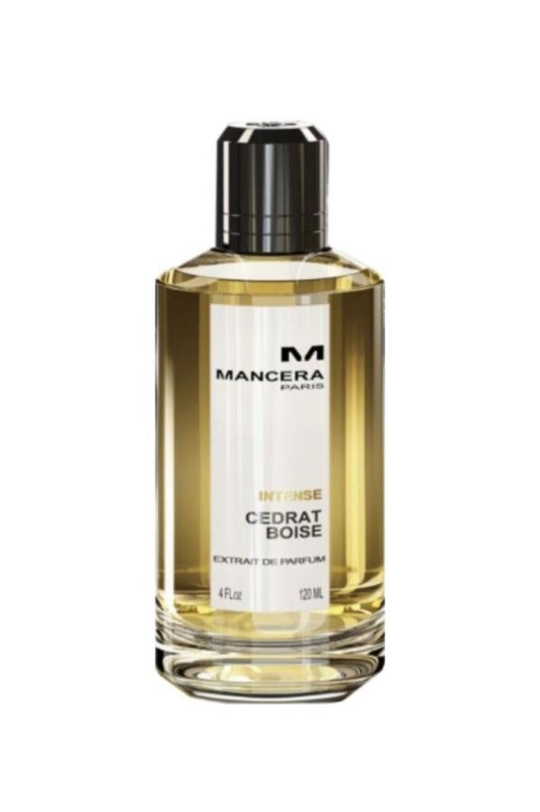 Mancera - Regalos para acertar en el Día del Padre. Intense Cedrat Boisé, de Mancera Parfums. Fresco y afrutado, peor increíblemente masculino gracias a una explosión aguda y picante de grosella negra y cítricos, un corazón de jazmín y pachuli combinados con una suntuosa base de cedro, sándalo, cuero y musgo almizclado. Precio: 155€ el frasco de 150ml.