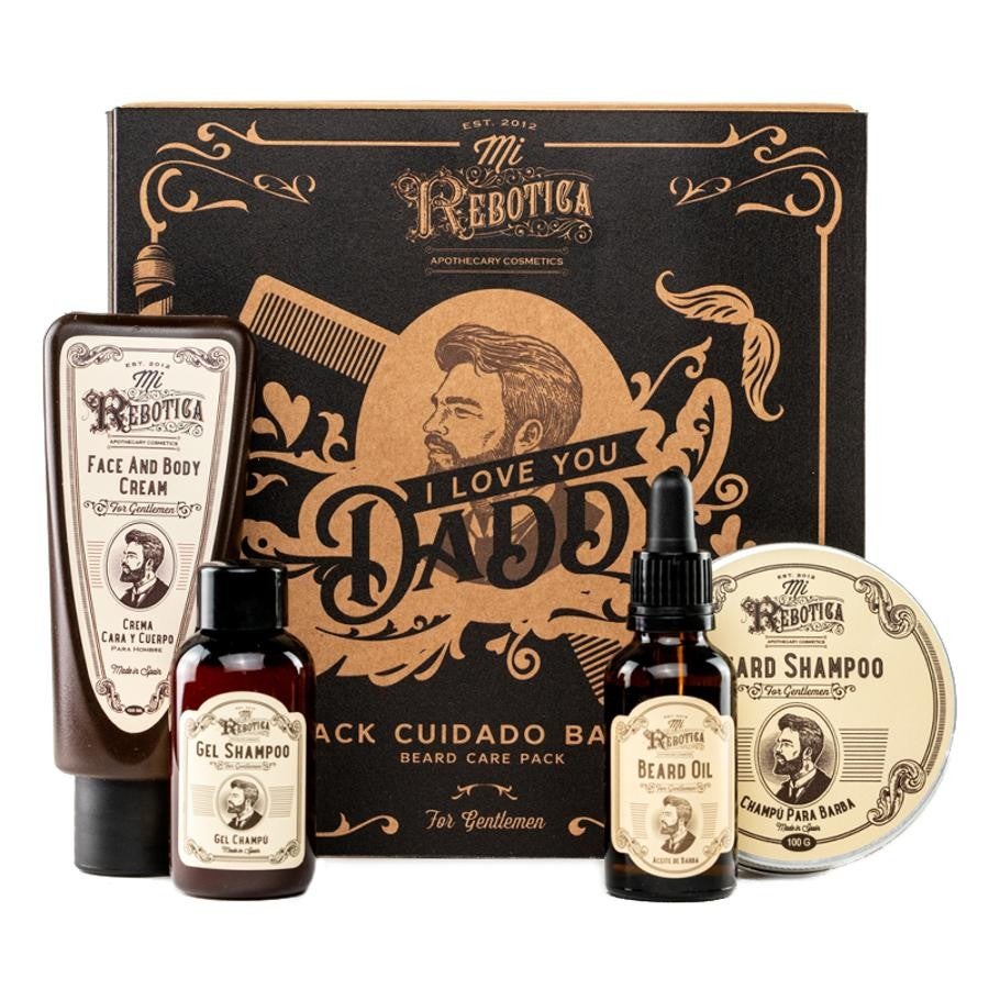 Mi Rebotica - Regalos para acertar en el Día del Padre. Pack de belleza para el cuidado de la barba, de Mi Rebotica. Precio: 37,95€.