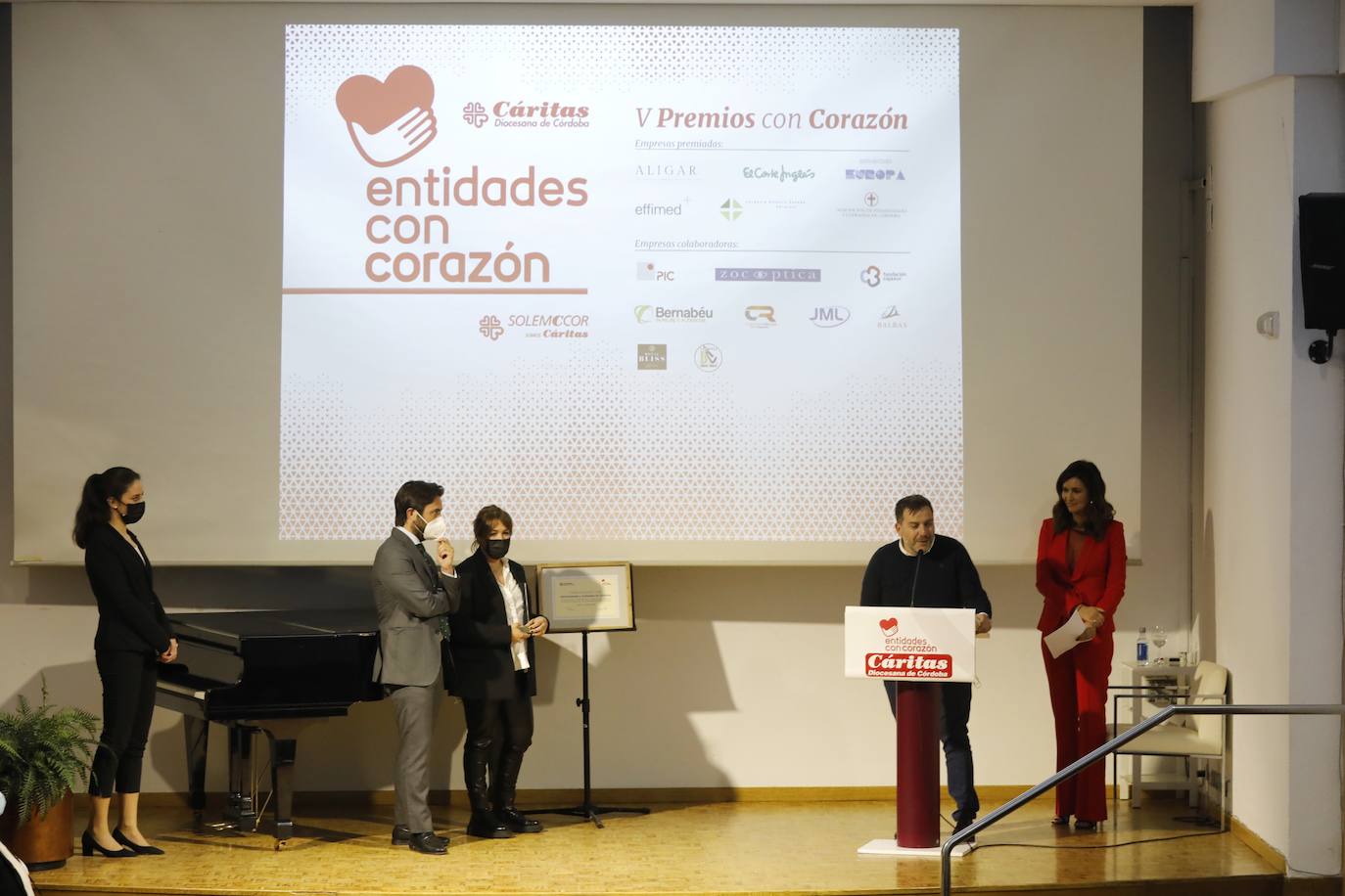 La entrega de los premios Entidades con Corazón de Cáritas Córdoba, en imágenes