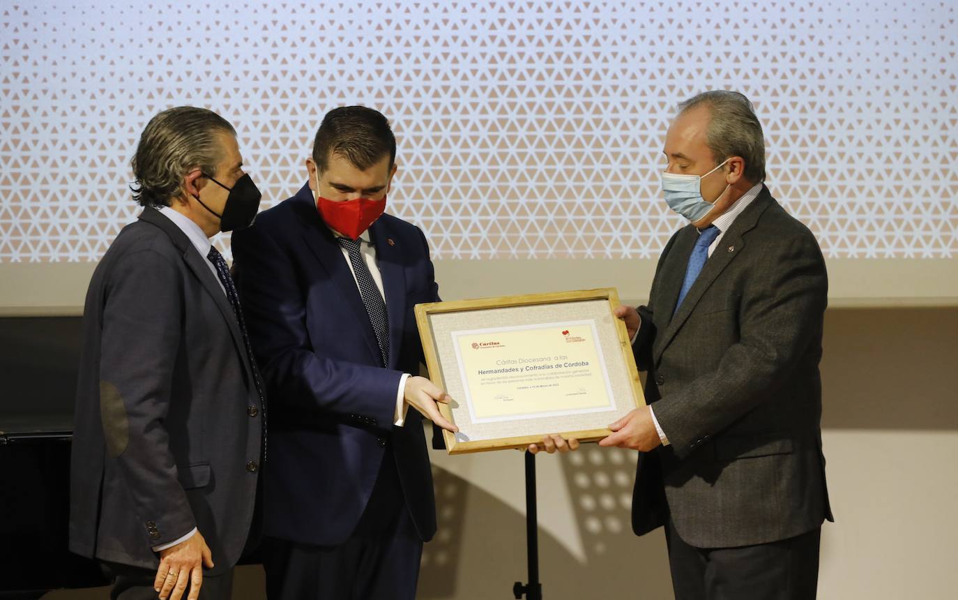 La entrega de los premios Entidades con Corazón de Cáritas Córdoba, en imágenes