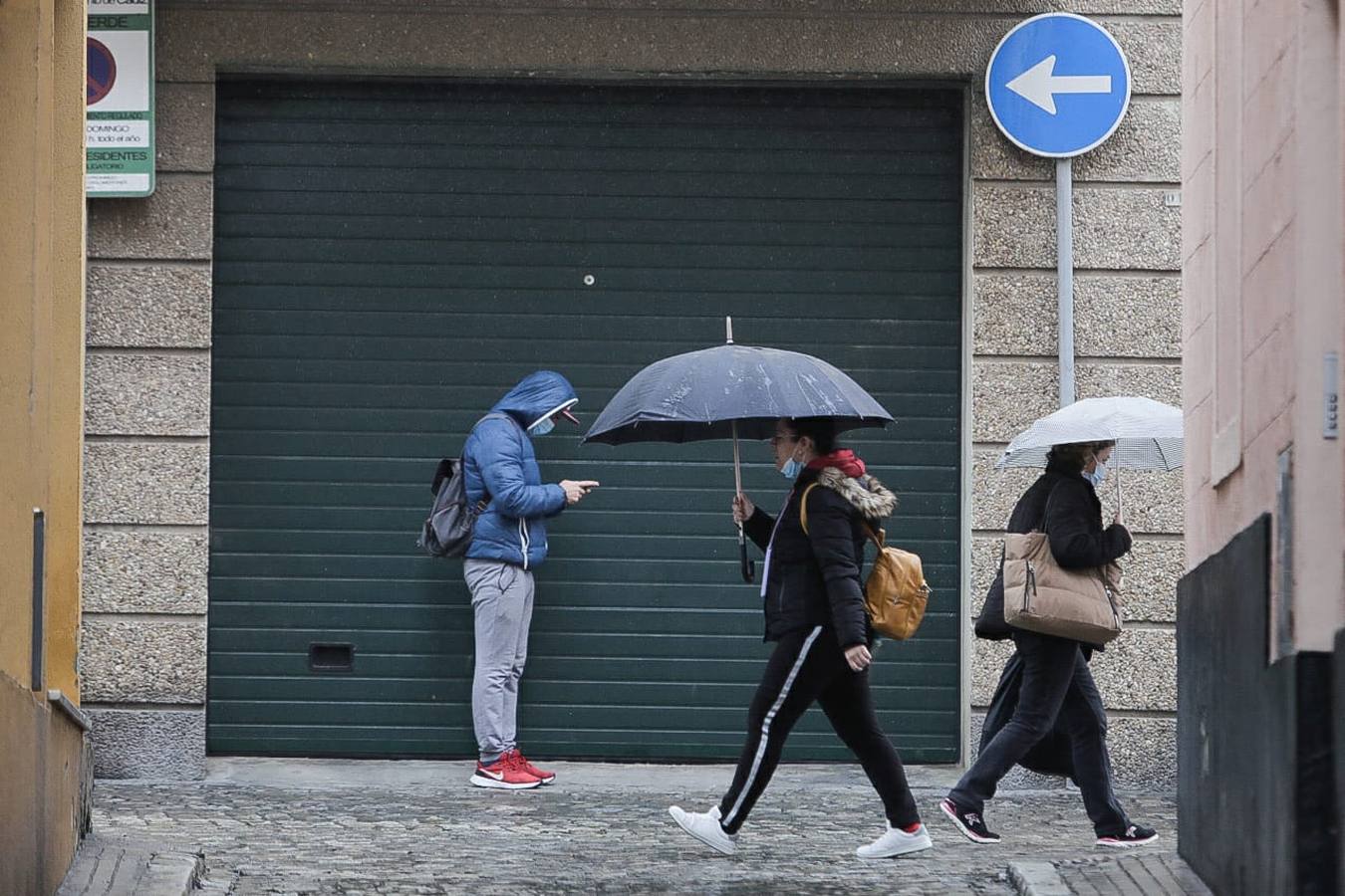 Cádiz se libra de la calima en otra jornada de lluvias intensas