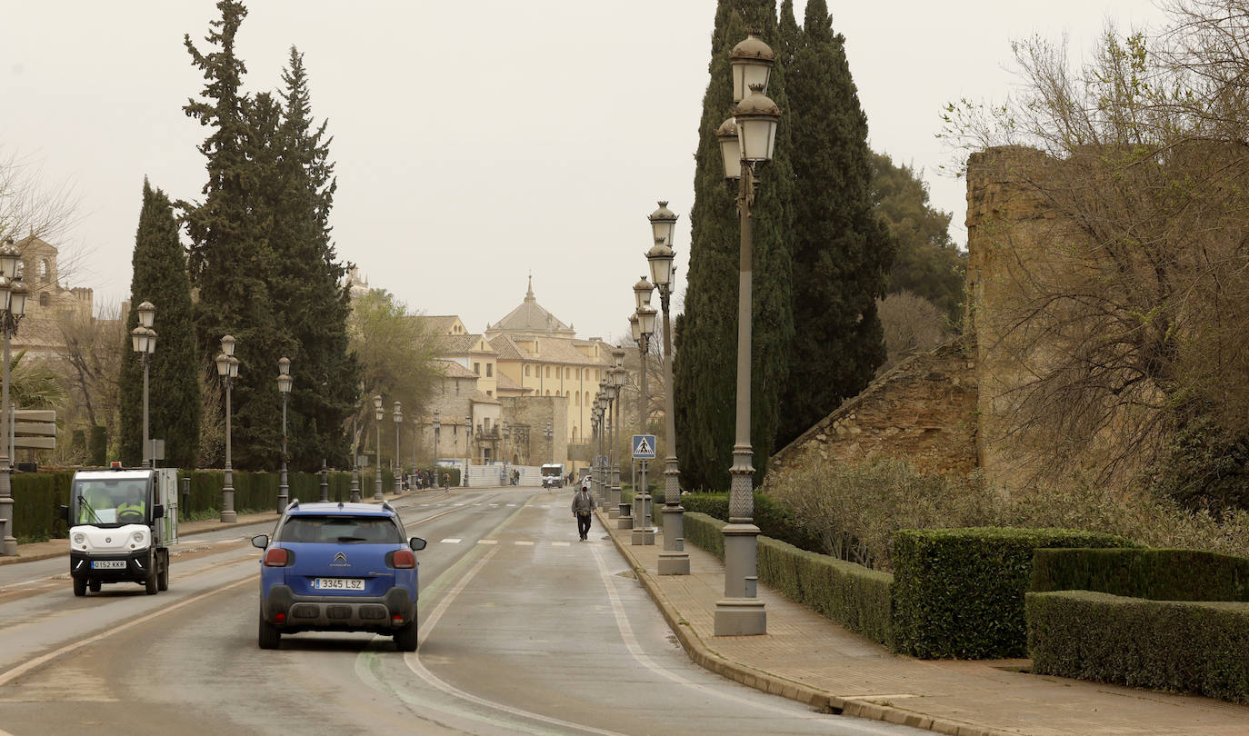 La avenida del Alcázar de Córdoba, en imágenes