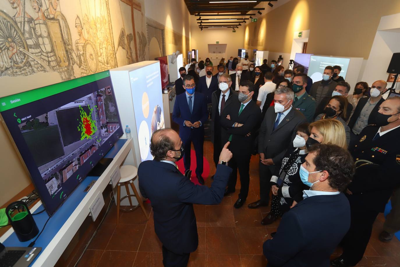 La inauguración de la muestra InnovaTe de Telefónica en Córdoba, en imágenes