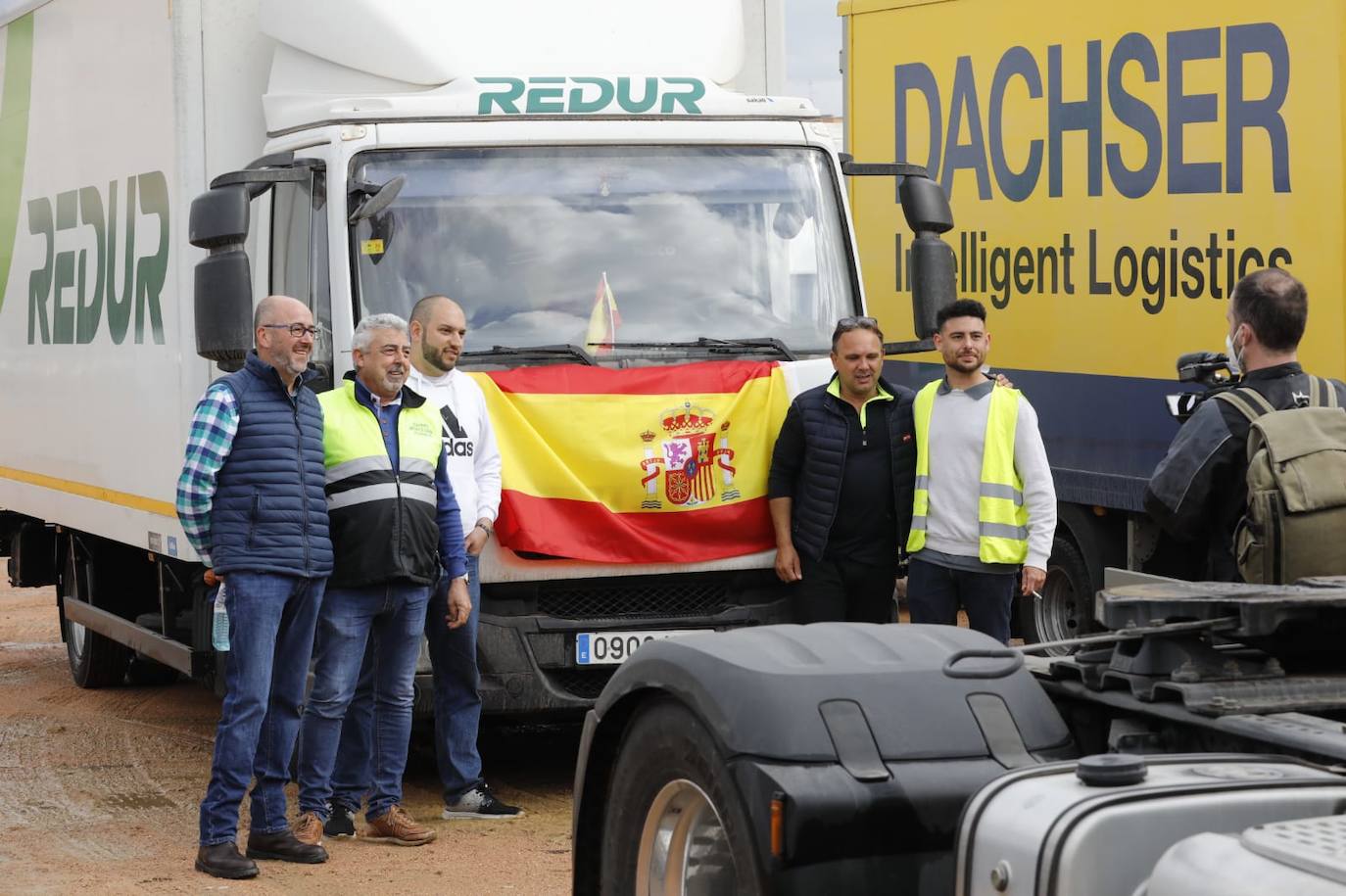 El inicio de la protesta de los camioneros en Córdoba, en imágenes