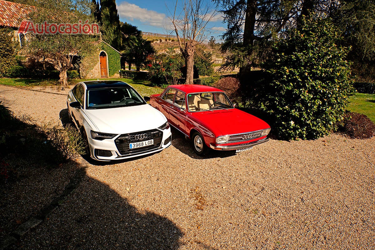 Fotogalería: Audi 100 de 1972 Vs Audi A6 de 2022