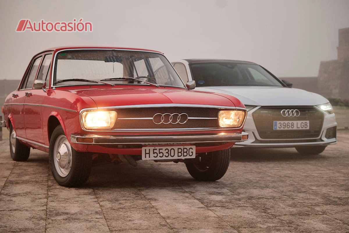 Fotogalería: Audi 100 de 1972 Vs Audi A6 de 2022