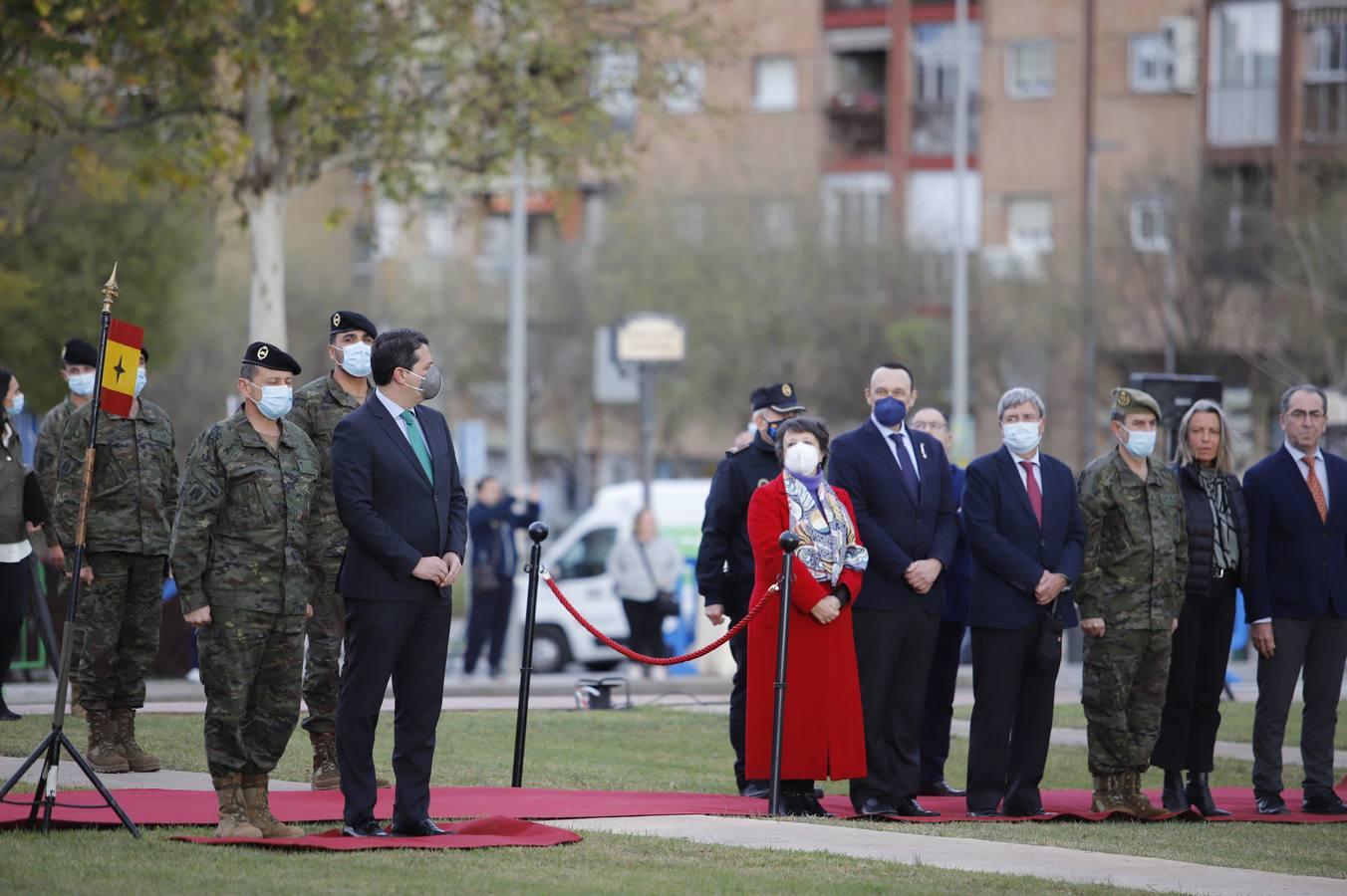 El izado de la bandera de España en Córdoba, en imágenes