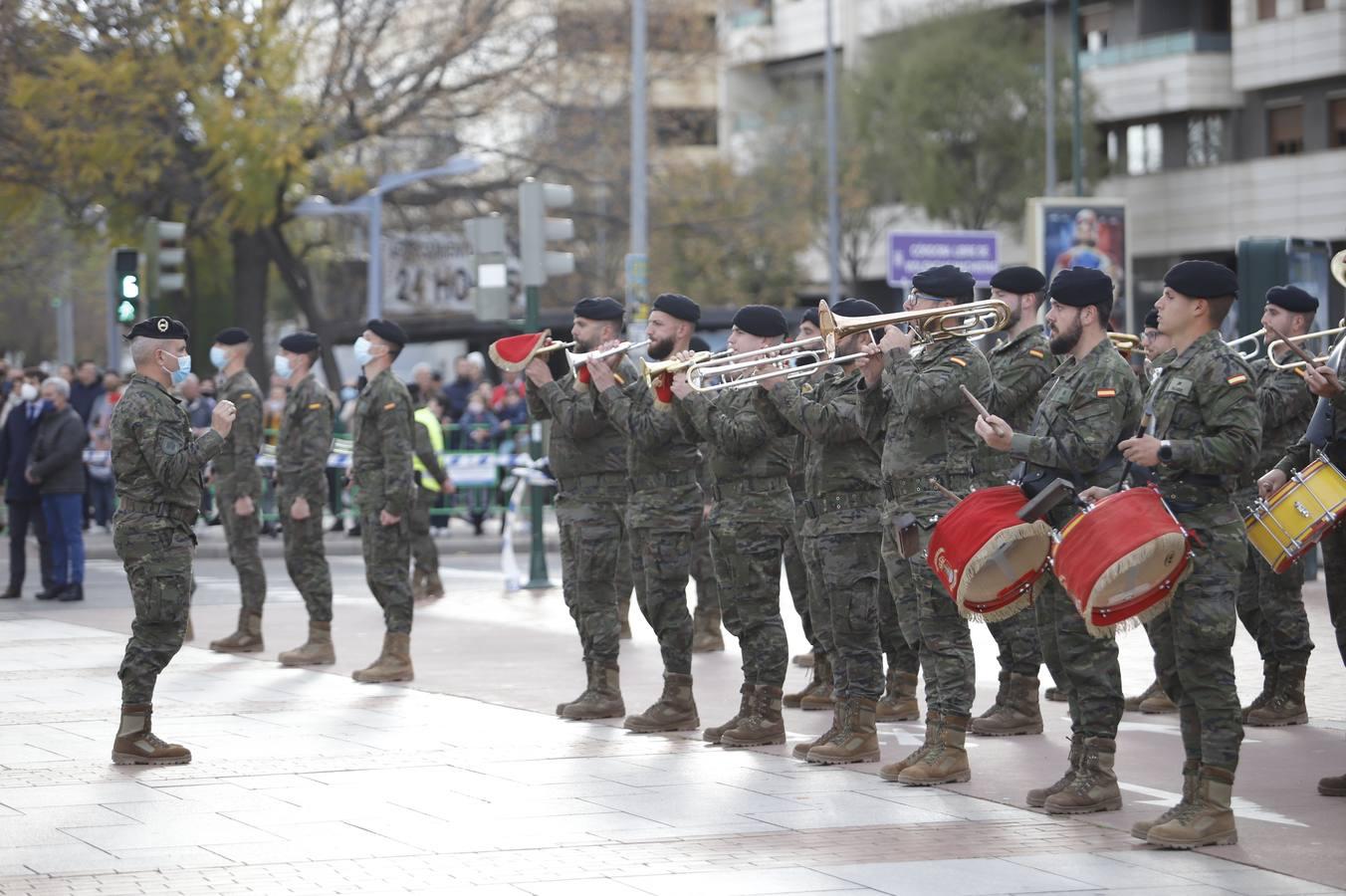 El izado de la bandera de España en Córdoba, en imágenes