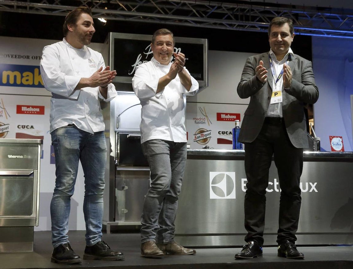 2016. Crecer en paralelo. Madrid Fusión sigue creciendo, a la par que los proyectos personales de muchos de sus ponentes: Andoni Luis Aduriz, Joan Roca, José Andrés, Ricard Camarena y Eneko Atxa.