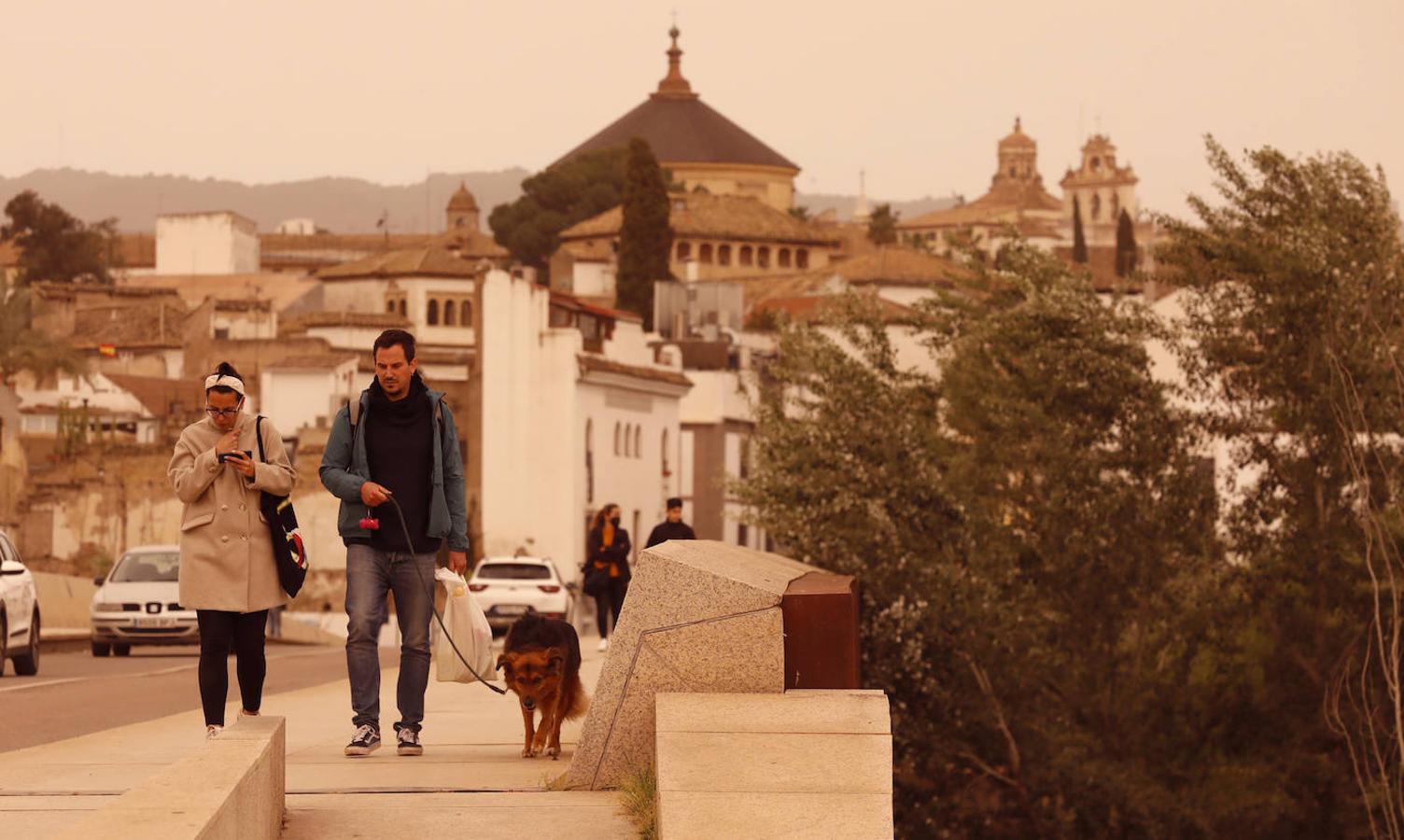 En imágenes, la estela de la calima regresa a Córdoba