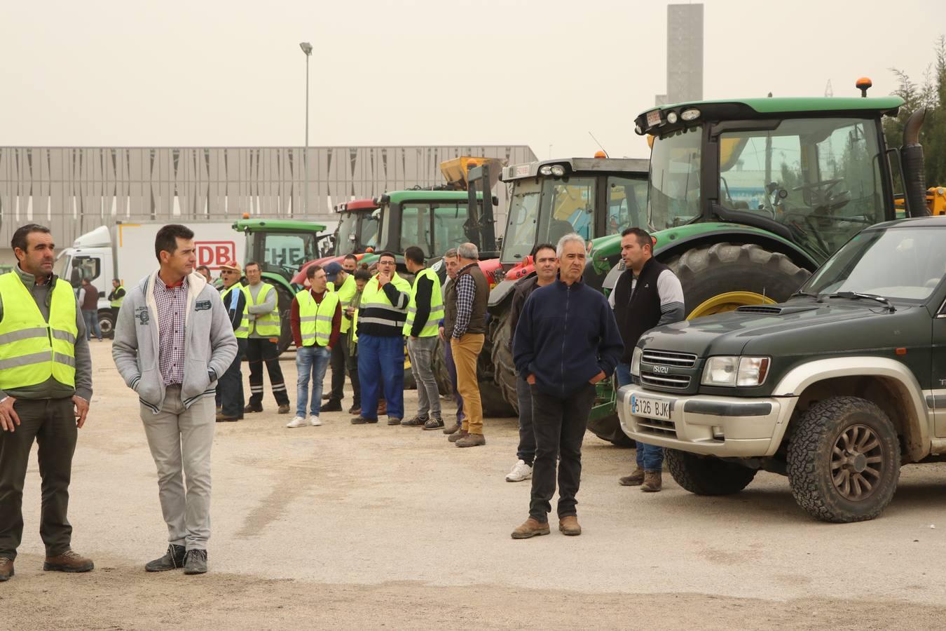 Las rotundas tractoradas de protesta del campo en Córdoba, en imágenes