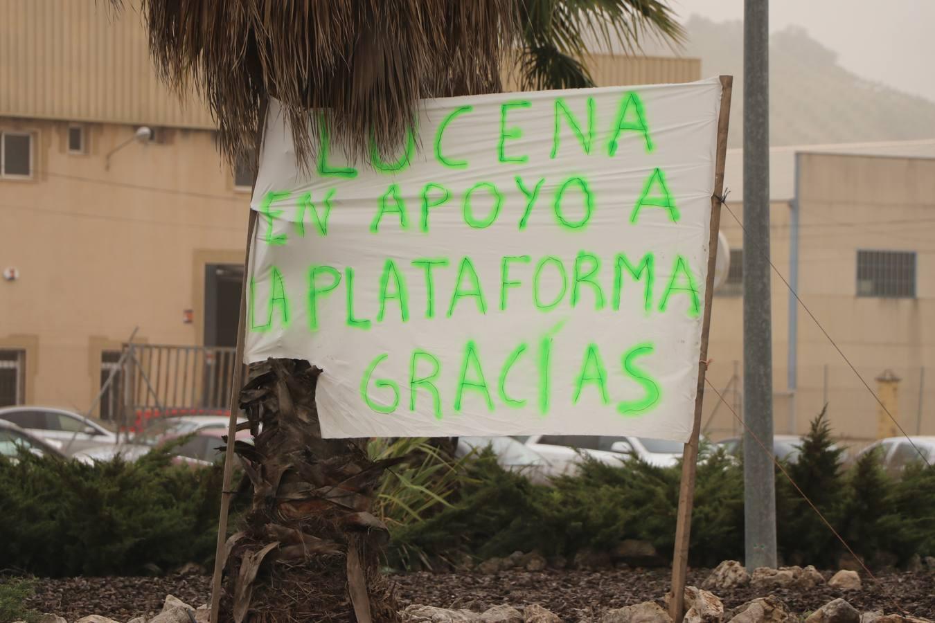 Las rotundas tractoradas de protesta del campo en Córdoba, en imágenes