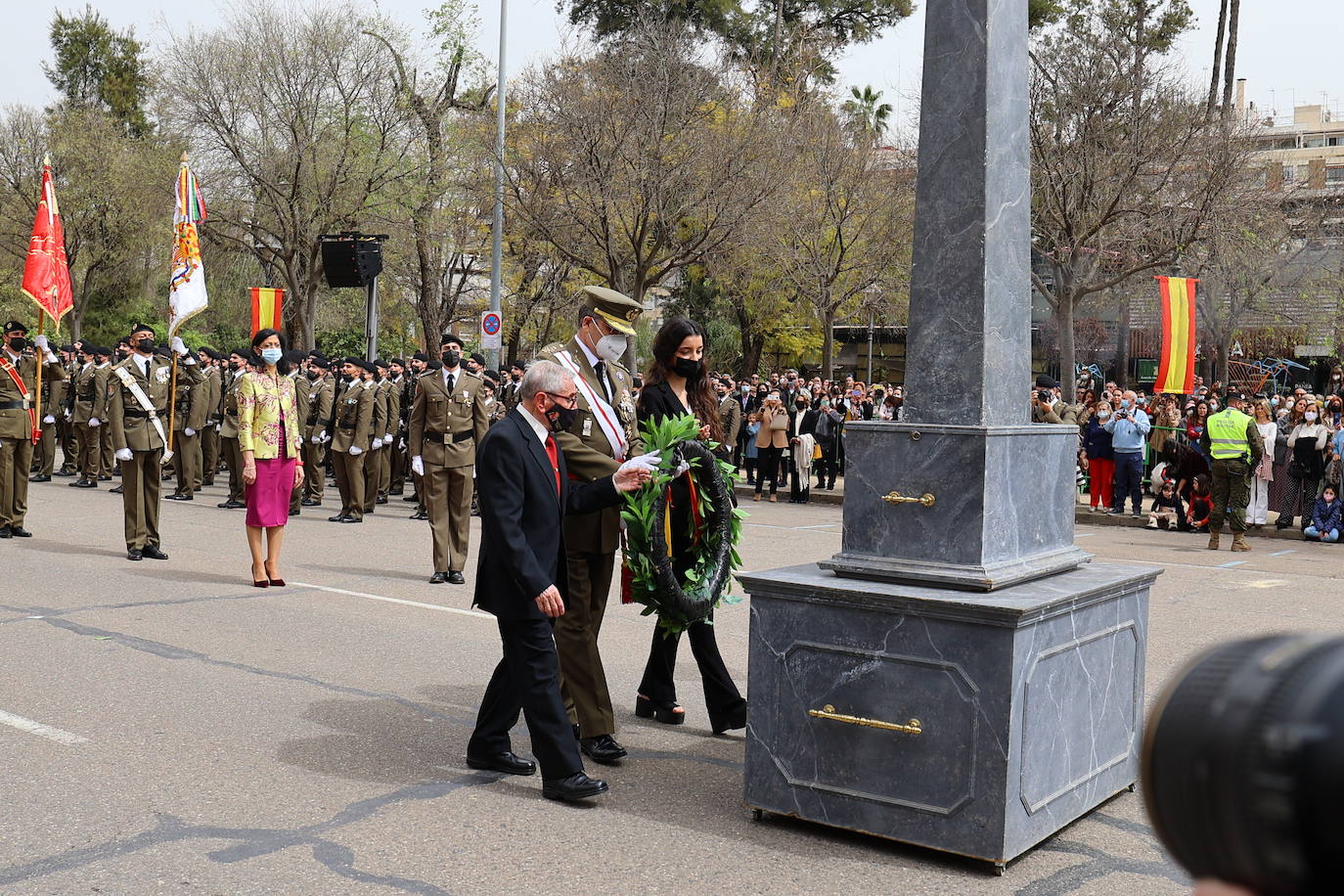 La solemne jura civil de bandera en Córdoba, en imágenes