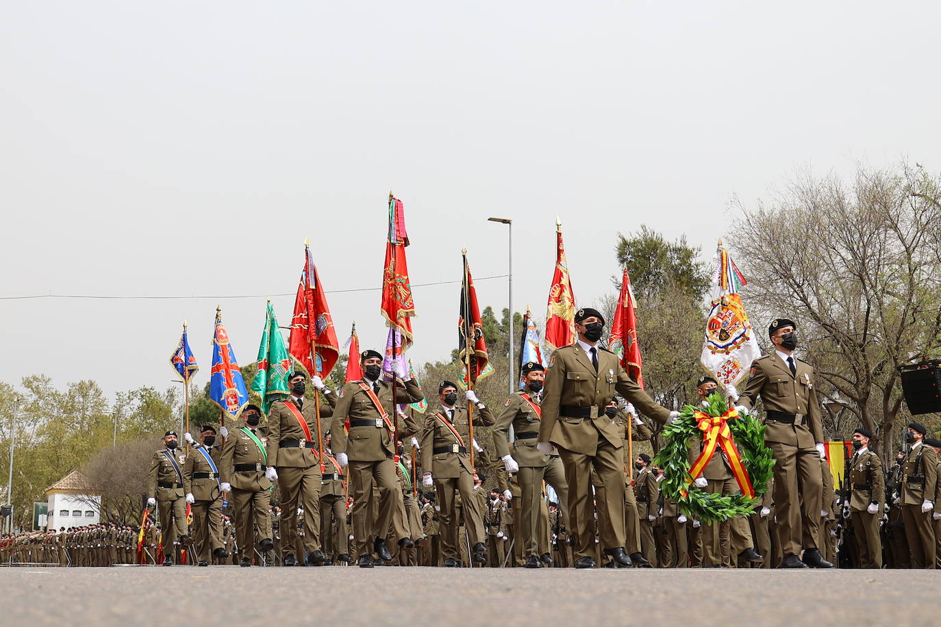 La solemne jura civil de bandera en Córdoba, en imágenes