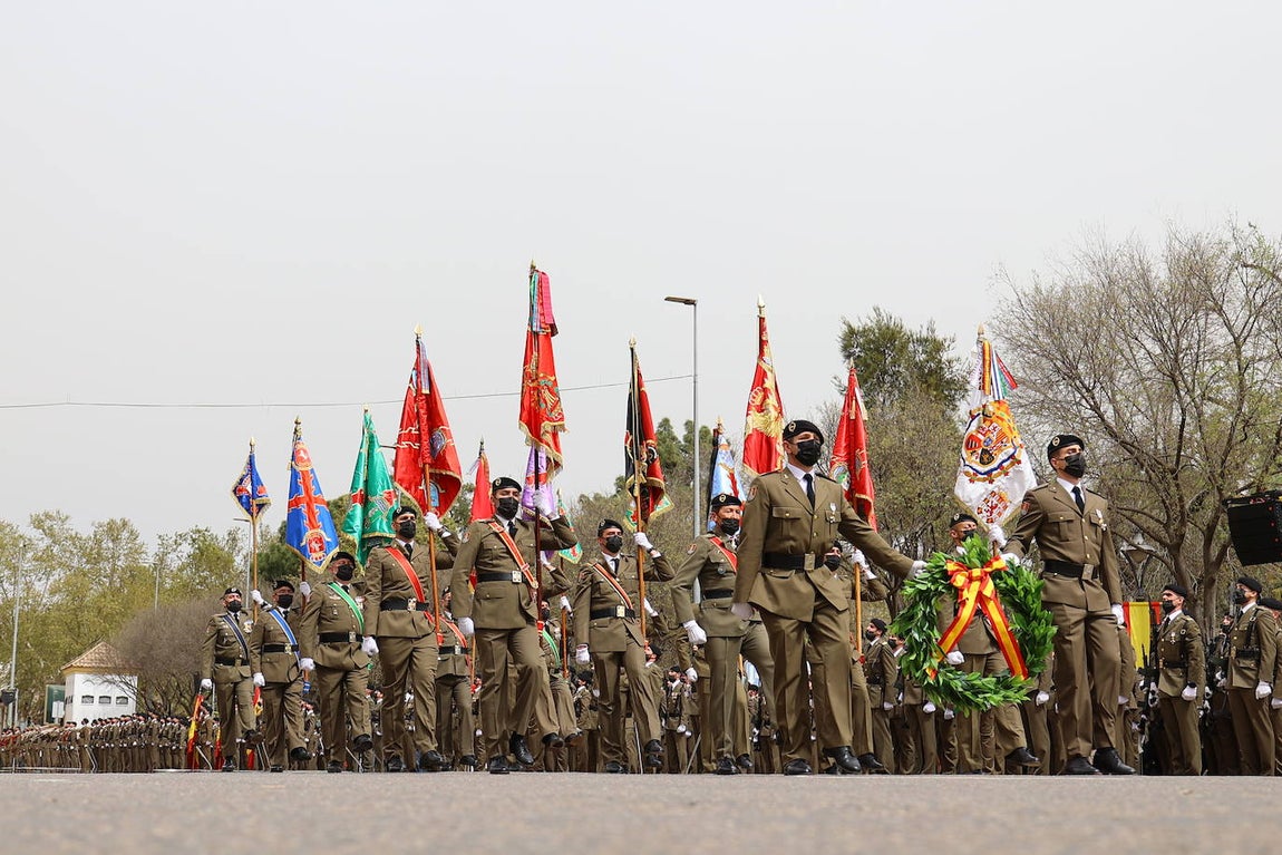 La solemne jura civil de bandera en Córdoba, en imágenes