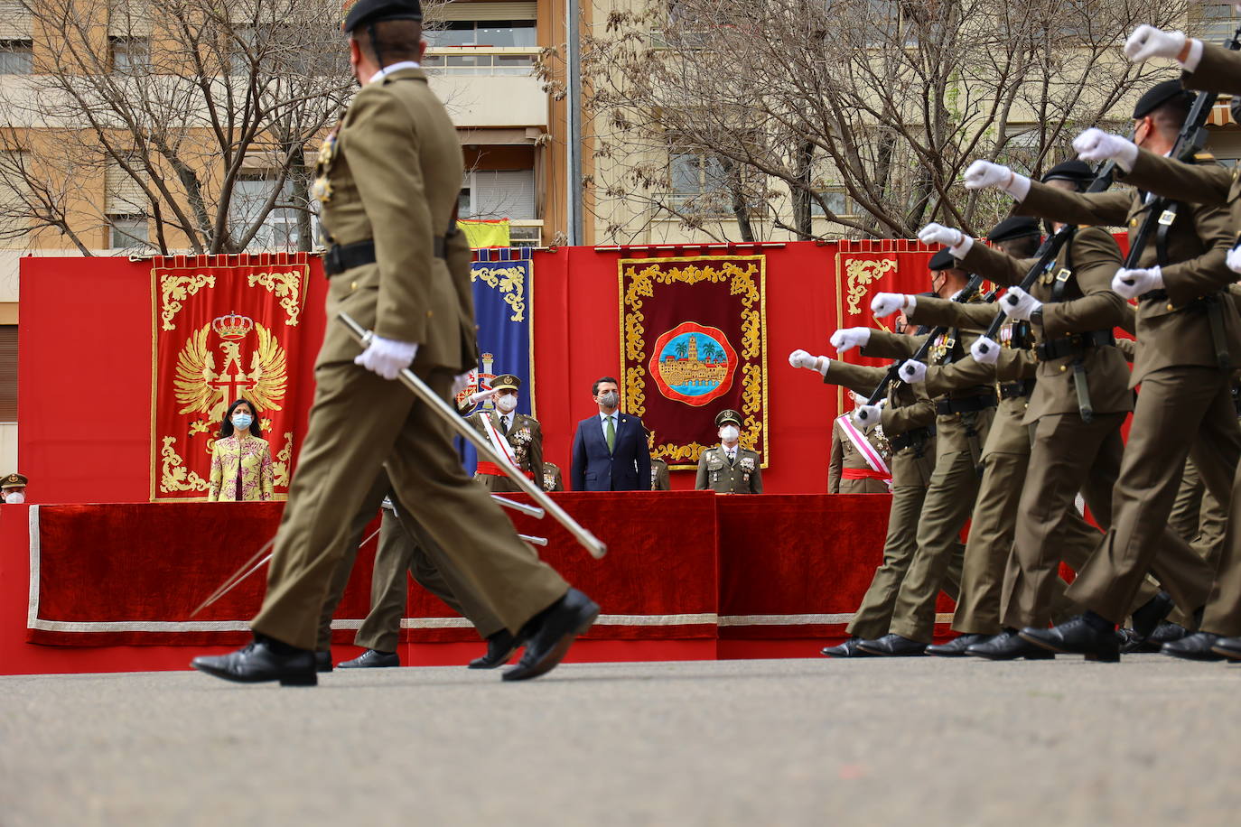 La solemne jura civil de bandera en Córdoba, en imágenes