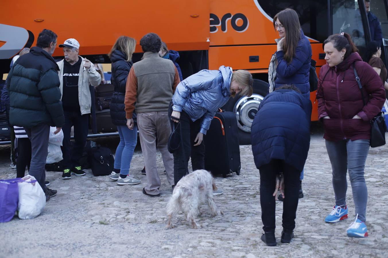 La llegada de refugiados de Ucrania a Córdoba, en imágenes