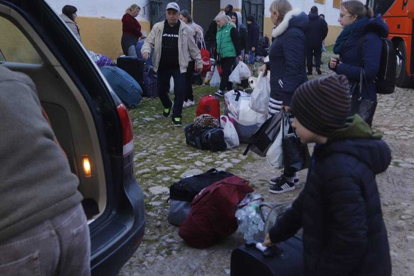 La llegada de refugiados de Ucrania a Córdoba, en imágenes