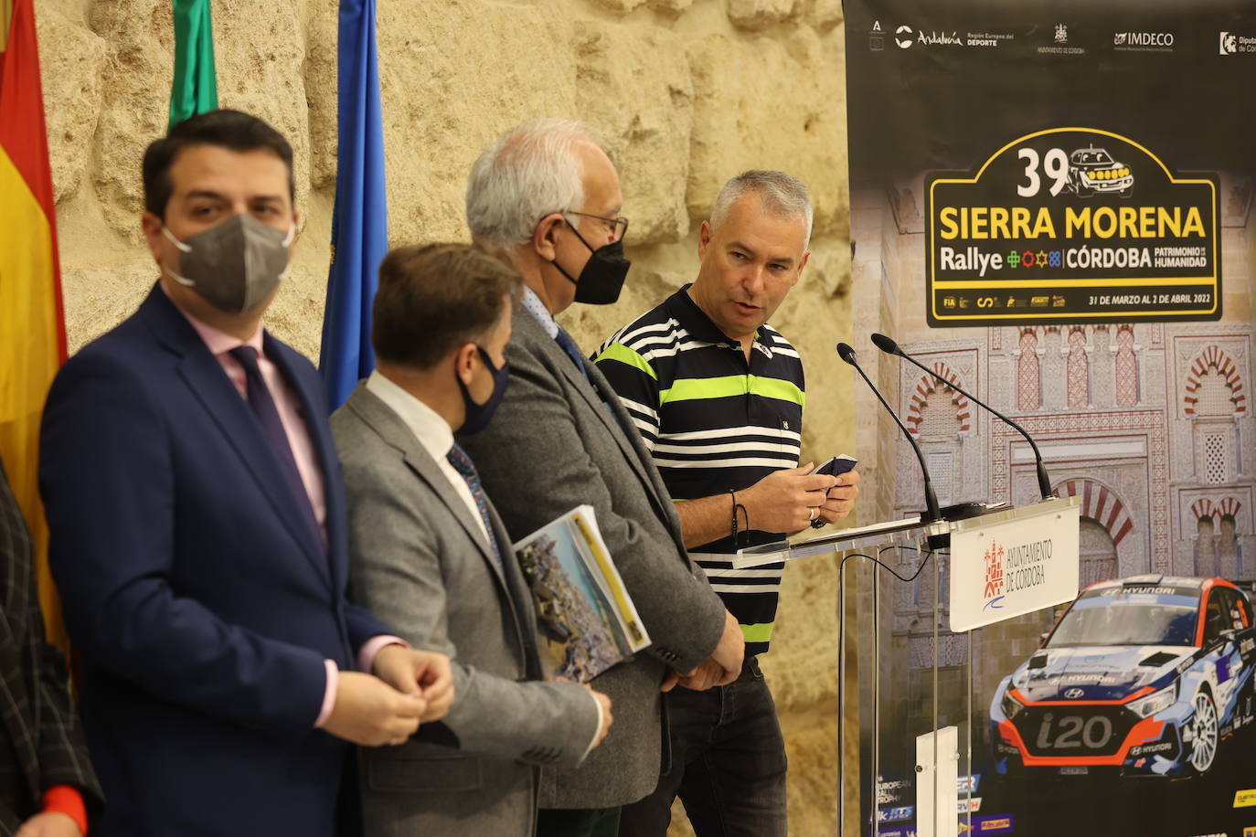 La presentación del Rallye Sierra Morena de Córdoba 2022, en imágenes