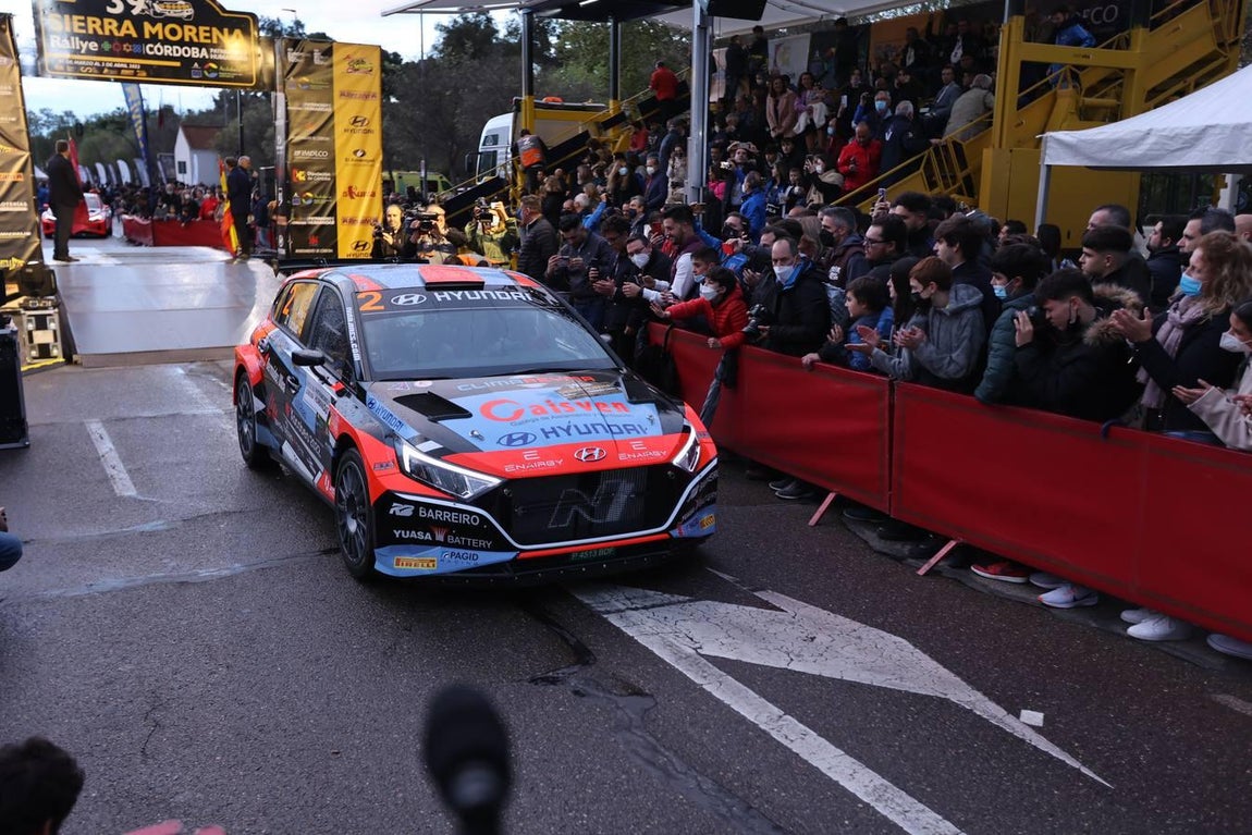 La ceremonia de salida del Rallye Sierra Morena 2022, en imágenes