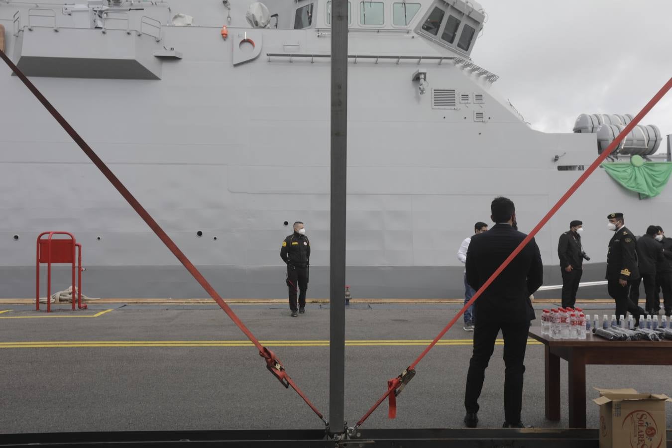 FOTOS: Así ha sido la entrega de la primera corbeta saudí en Navantia