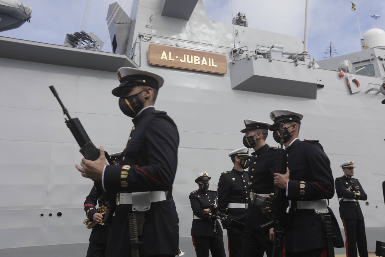 FOTOS: Así ha sido la entrega de la primera corbeta saudí en Navantia