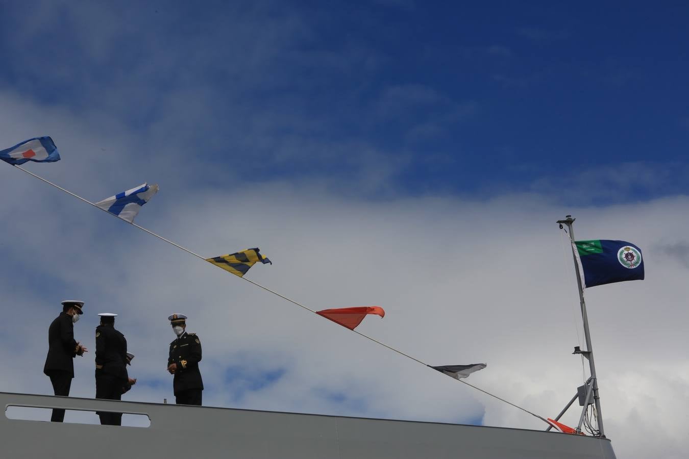 FOTOS: Así ha sido la entrega de la primera corbeta saudí en Navantia