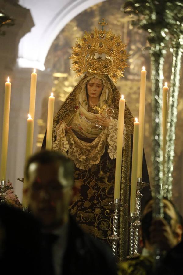 La vuelta a casa del Perdón y la Virgen del Rocío, en imágenes